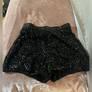 Express sequin shorts size Medium brand new